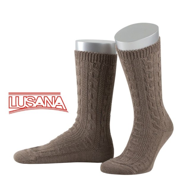 Herren Trachten Shopper Socken Lusana braun